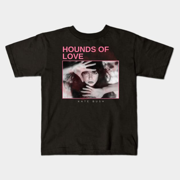 hounds of love - vintage minimalism Kids T-Shirt by sagitaerniart